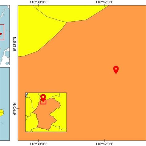 Sampling location of Poring hot spring, Ranau, Sabah, Malaysia. The Map... | Download Scientific ...