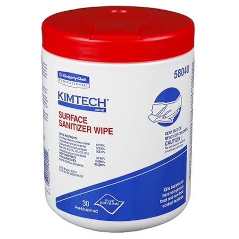 Kimberly Clark Kimtech Prep Surface Disinfectant Wipes - 58040