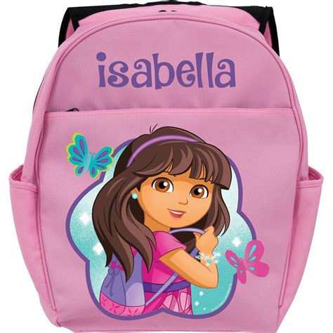 Personalized Dora and Friends Let's Go Pink Youth Backpack - Walmart.com