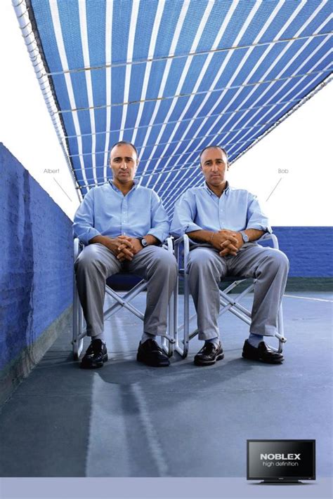 Noblex Hd: "TWINS" Print Ad by Kepel & Mata - AdsSpot Advertising Archive