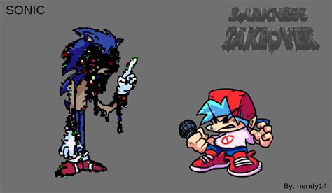 Sonic (Darkness Takeover style) by nendy14 on DeviantArt