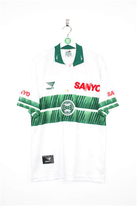 1997-98 Coritiba home jersey (#9) - XL • RB - Classic Soccer Jerseys