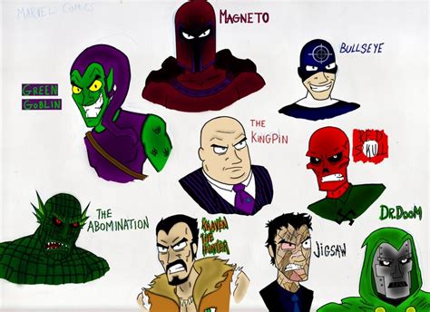 Artistic Asylum: Marvel/DC Villains Villian Images for games ...