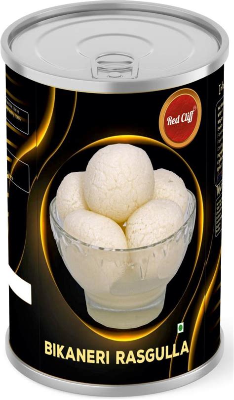 RED CLIFF Bikaneri Rasgulla 10 Pcs | Traditional Sweets | Tin Pack ( 400 g) - JioMart