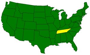 Tennessee Geography from NETSTATE