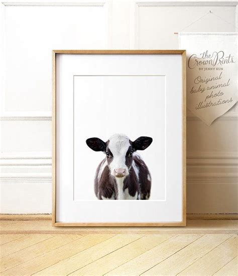 Cow print Farm animal prints PRINTABLE art Nursery decor | Etsy | Printable nursery art, Cow ...