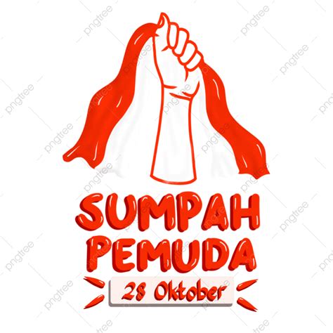 Sumpah Pemuda PNG Transparent, Indonesia Celebration Day Sumpah Pemuda ...