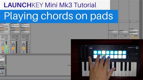 Launchkey Mini Mk3 Tutorial - Using Chords on Pads - YouTube