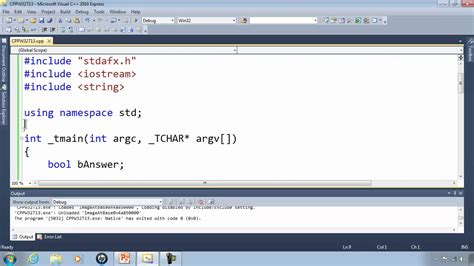 C++ Win32 Console Tutorial 13 - Boolean To String Conversion Function ...