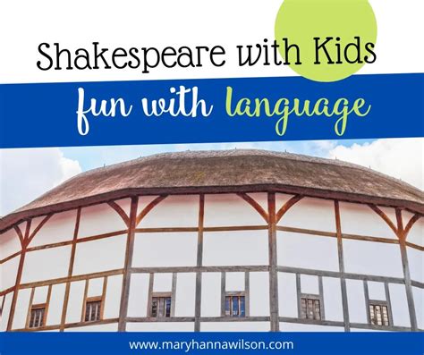 How to Introduce Your Kids to Shakespeare by Playing with Words