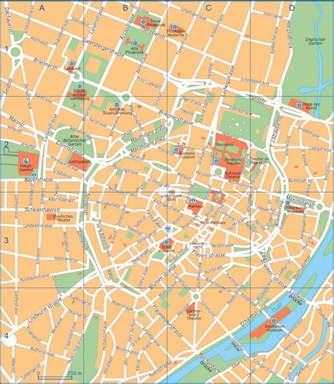 Munich street map - Ontheworldmap.com