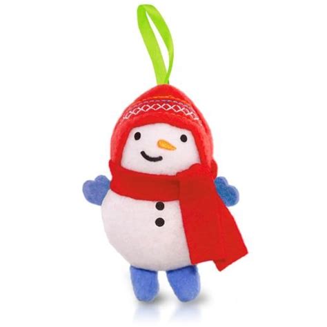 2015 Snowy Pal Plush Snowman | QGO1737 | Hallmark Ornaments .com