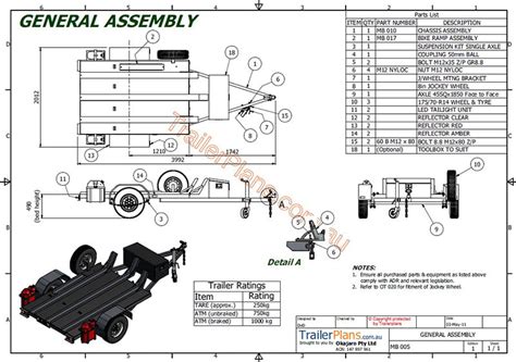 Motorbike Trailer Plan | TRAILER PLANS | Plan~Build~Save