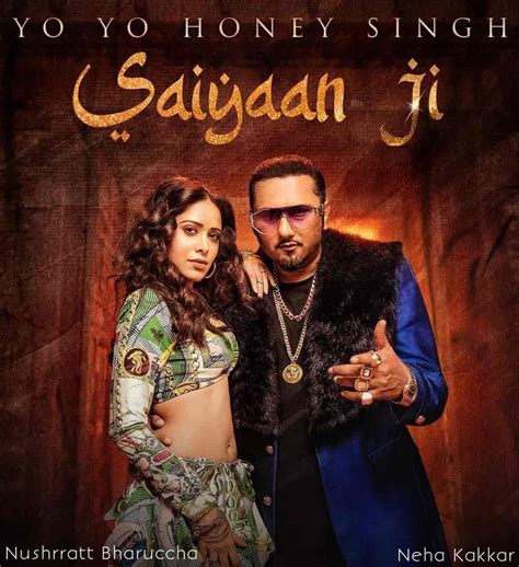 SAIYAAN JI LYRICS - Yo Yo Honey Singh | Neha Kakkar