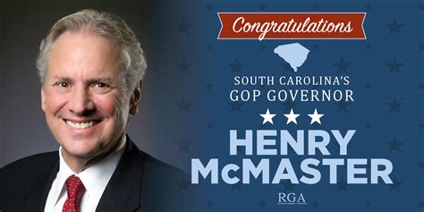 RGA Congratulates South Carolina Governor Henry McMaster