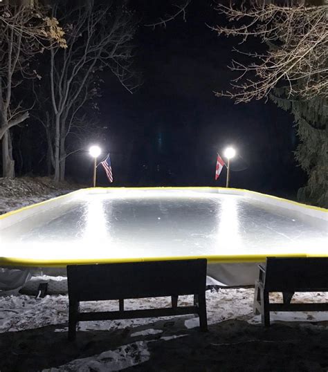 Backyard Ice Rink Lighting | Shelly Lighting