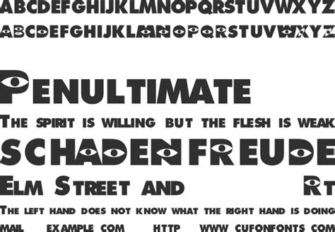 Monsters Inc Font : Download Free for Desktop & Webfont