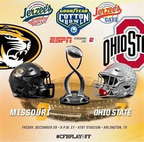 2023 Cotton Bowl – Ohio St vs Missouri | MEGALOCKS