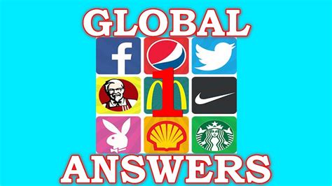 Logo Quiz World Global Level 1 - All Answers - Walkthrough - YouTube