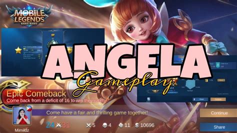 Angela Gameplay | MLBB Support - YouTube