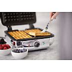 All-Clad 4-Slice Stainless Steel Waffle Maker with Removable Plates ...