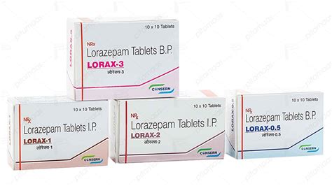 Lorazepam Medication Template