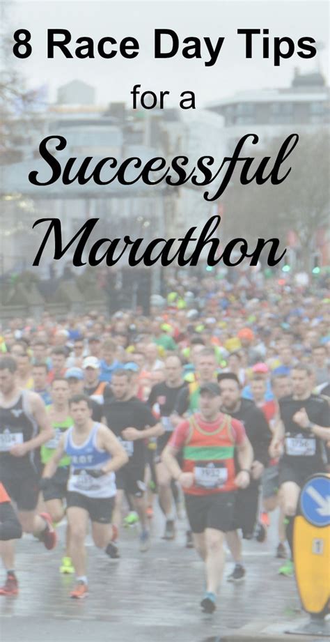 8 Race Day Tips for a Successful Marathon | Race day, Marathon, Running ...