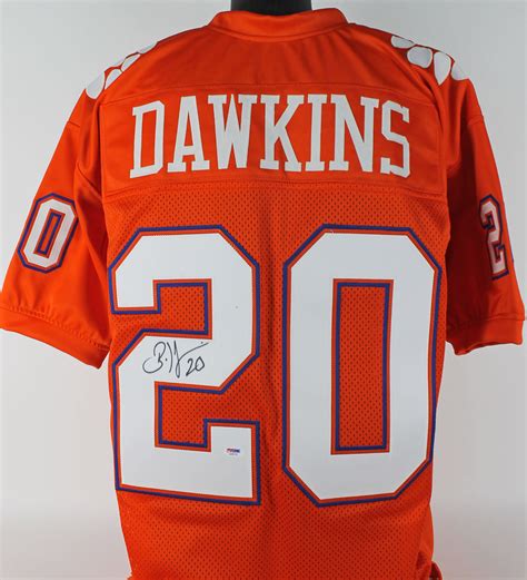 Lot Detail - Brian Dawkins Signed Clemson Jersey (PSA/DNA)