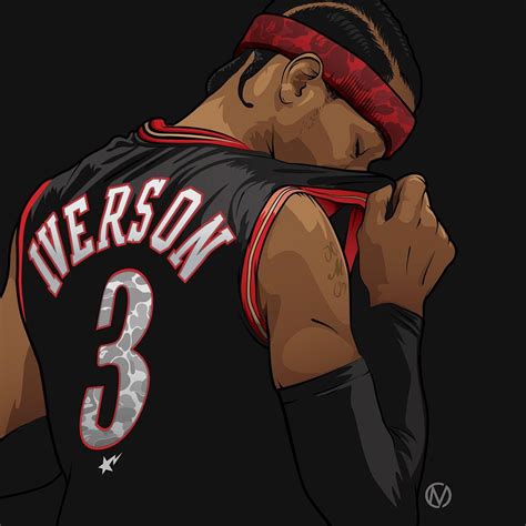 Allen Iverson Cartoon Wallpapers - Top Free Allen Iverson Cartoon Backgrounds - WallpaperAccess