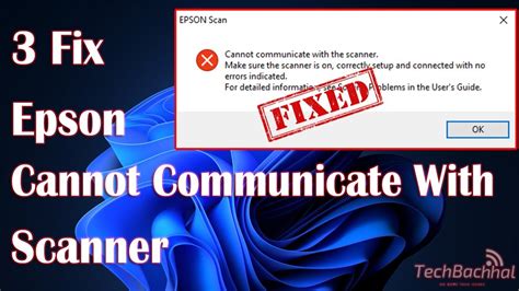 Epson Cannot Communicate with Scanner FIX Tutorial - YouTube