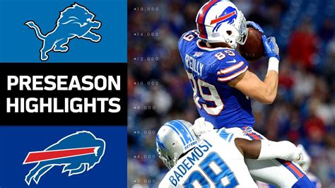 Lions vs. Bills | NFL Preseason Week 4 Game Highlights - YouTube