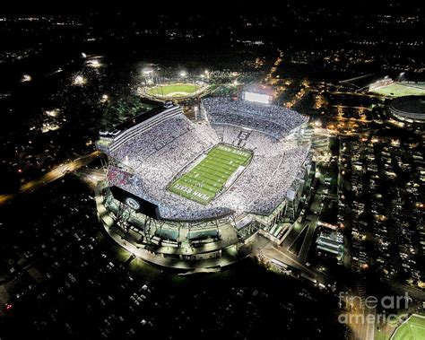 Penn State Whiteout Photograph by William Ames - Pixels