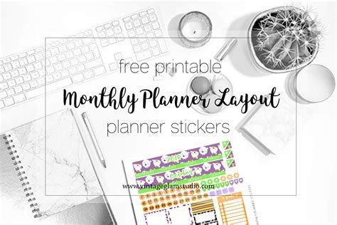 October Monthly Layout - Happy Planner