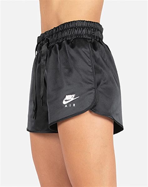 Nike Nsw Air Satin Shorts in Black - Lyst