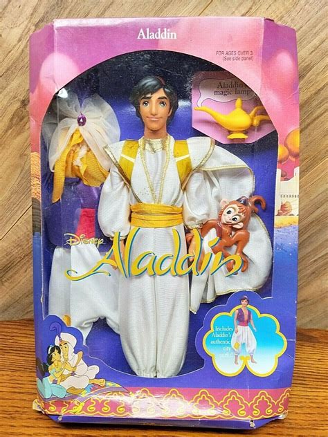 Vintage 1992 Disney Aladdin Doll in box monkey and clothes Mattel NRFB ...