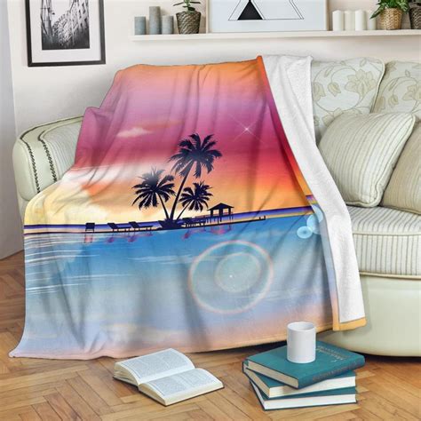 Beach Blanket / Beach Fleece Blanket / Beach Cozy Blanket / - Etsy