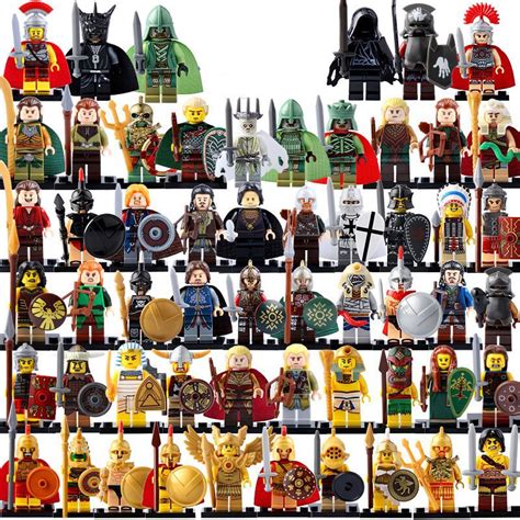 56pcs The Lord Of The Rings Hobbit movie Character Minifigures Lego Compatible Toy