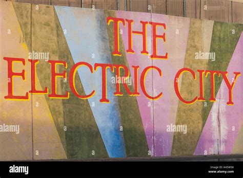 USA, Pennsylvania, Scranton, sign for the Electric City Stock Photo - Alamy