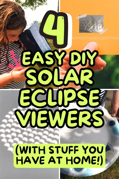 4 Easy DIY Solar Eclipse Viewers To Make At Home in 2024 | Diy solar eclipse viewer, Diy solar ...