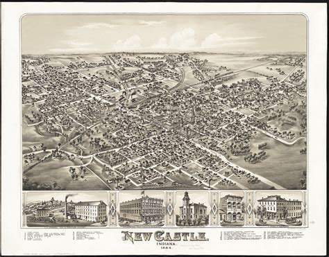 New Castle, Indiana | Zoom into this map at maps.bpl.org. Au… | Flickr