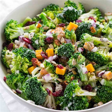 Broccoli Salad with Creamy Yogurt Dressing - Jessica Gavin