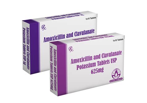 Amoxicillin & Clavulanate Potassium Tablets 625mg, Packaging Type: Box at best price in Gautam ...