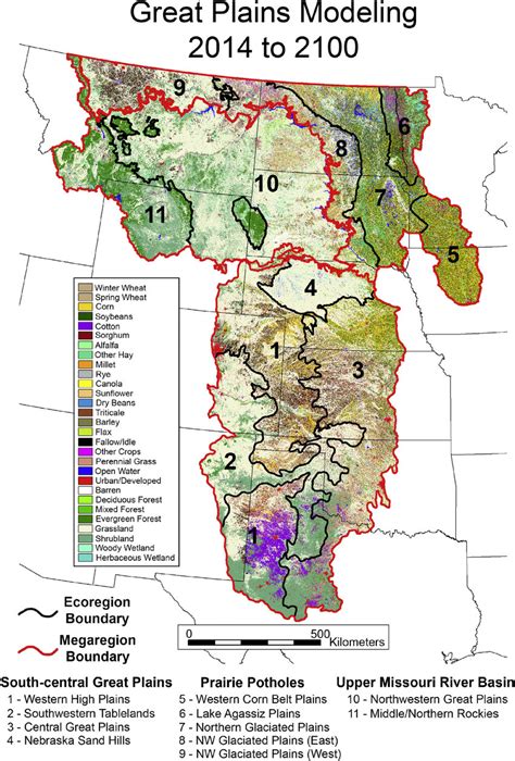 The Great Plains study area consists of three sequentially modeled ...