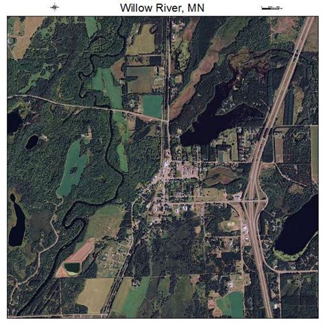 Aerial Photography Map of Willow River, MN Minnesota