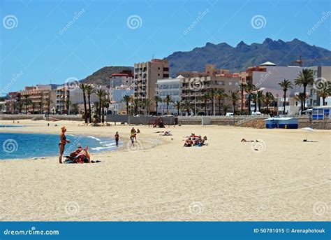 Garrucha beach. editorial image. Image of sunlit, costa - 50781015