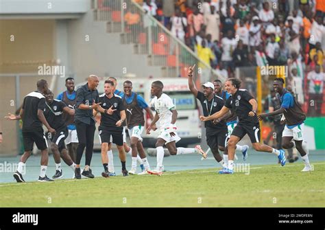 1 20, 2024. LIVE images from Group C African Cup of Nation 2023 game ...