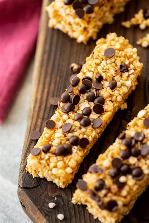 Chocolate Chips Granola Bars Recipe - Best Crafts and Recipes