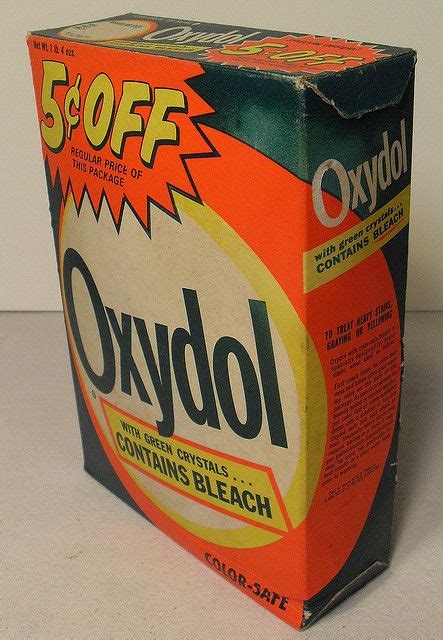 OXYDOL BOX 1960s Detergent Vintage | Vintage laundry, Childhood ...