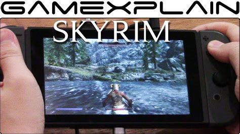 20 Minutes of Skyrim on Nintendo Switch Gameplay (By Someone Who Has No ...