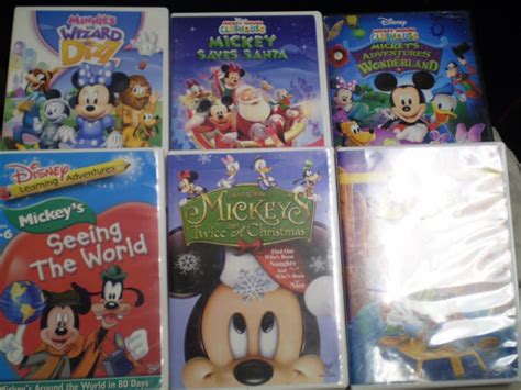 (6) Disney Mickey Mouse Children's DVD Lot: (3) MM Clubhouse (2 ...